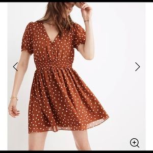 Smocked-waist mini dress Madewell Dress
